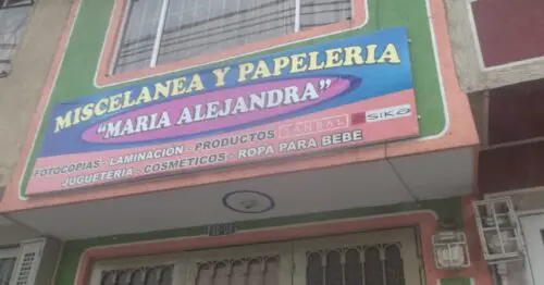 MISCELANEA Y PAPELERIA MARIA ALEJANDRA MISCELANEA Y PAPELERIA MARIA ALEJANDRA